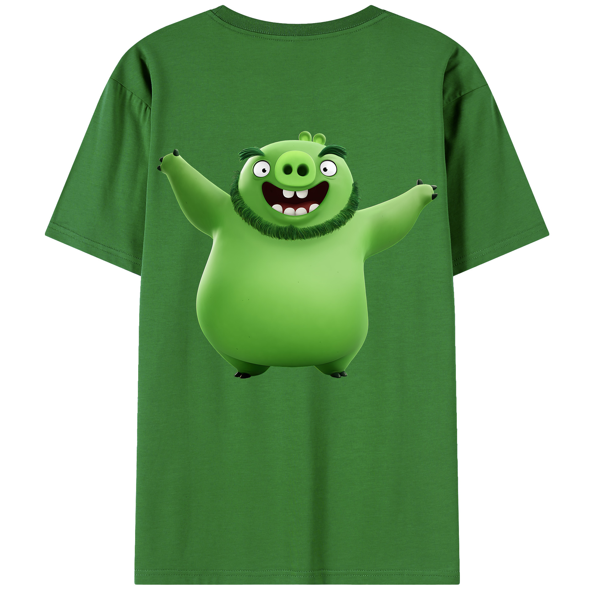 （画像用） Angry Birds アングリーバード レディース半袖Tシャツ(バックプリント)